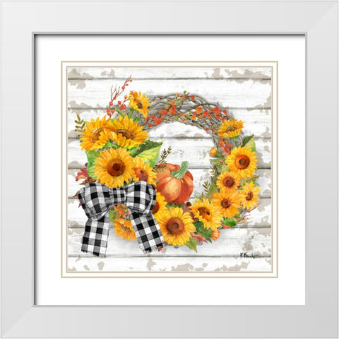 Rustic Fall VI White Modern Wood Framed Art Print with Double Matting by Brent, Paul