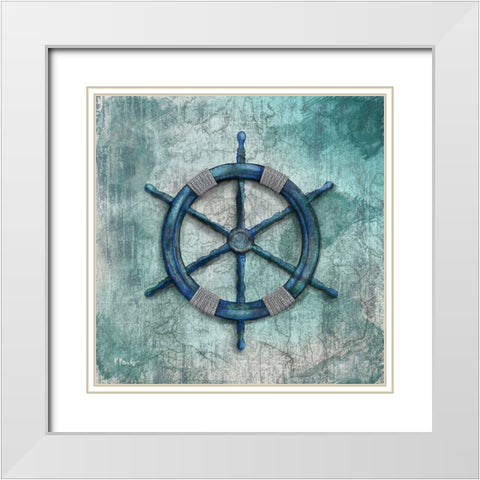 Diving Expedition VII White Modern Wood Framed Art Print with Double Matting by Brent, Paul
