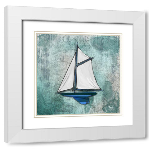 Diving Expedition VIII White Modern Wood Framed Art Print with Double Matting by Brent, Paul