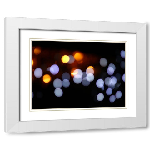 Abstract 8 White Modern Wood Framed Art Print with Double Matting by Lee, Rachel