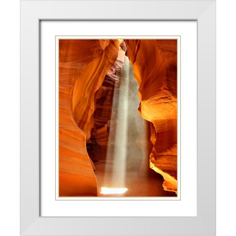 Antelope Canyon 5 White Modern Wood Framed Art Print with Double Matting by Lee, Rachel