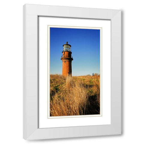 Beach 14 White Modern Wood Framed Art Print with Double Matting by Lee, Rachel