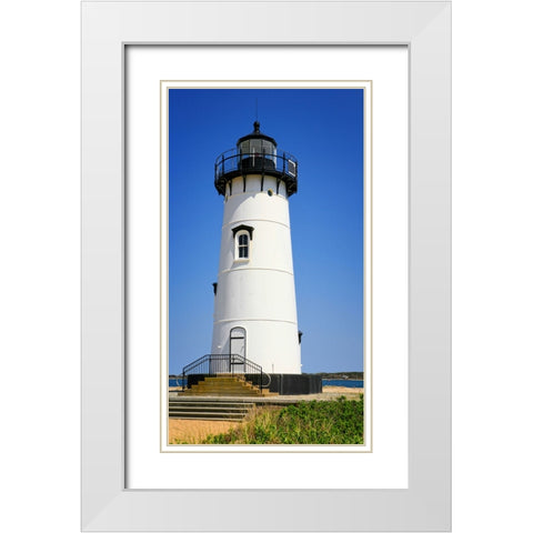 Beach 17 White Modern Wood Framed Art Print with Double Matting by Lee, Rachel