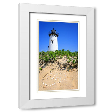 Beach 18 White Modern Wood Framed Art Print with Double Matting by Lee, Rachel