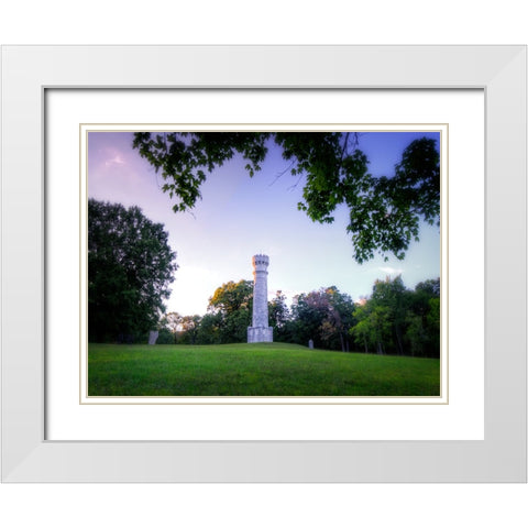 Chickamauga 6 White Modern Wood Framed Art Print with Double Matting by Lee, Rachel