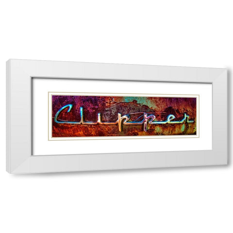 Clipper White Modern Wood Framed Art Print with Double Matting by Lee, Rachel