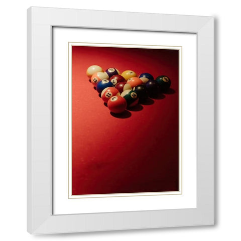 Games 1 White Modern Wood Framed Art Print with Double Matting by Lee, Rachel