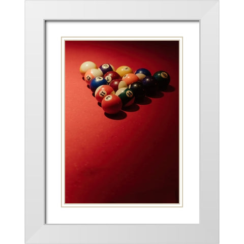 Games 1 White Modern Wood Framed Art Print with Double Matting by Lee, Rachel