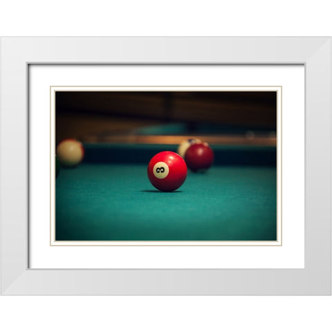 Games 3 White Modern Wood Framed Art Print with Double Matting by Lee, Rachel