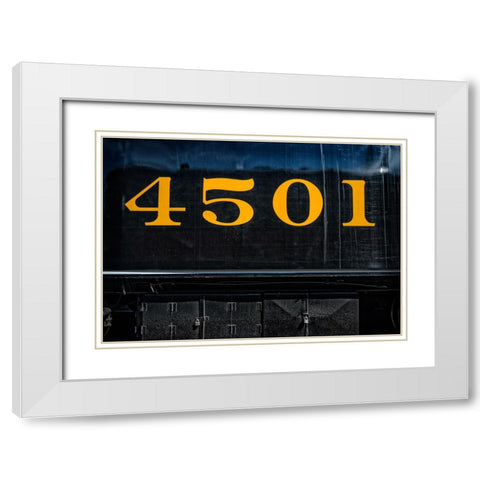 Train Detail 8 White Modern Wood Framed Art Print with Double Matting by Lee, Rachel