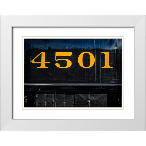 Train Detail 8 White Modern Wood Framed Art Print with Double Matting by Lee, Rachel