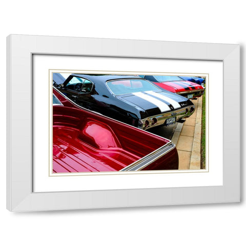 Chevelle White Modern Wood Framed Art Print with Double Matting by Malone, Will