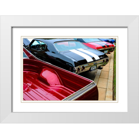 Chevelle White Modern Wood Framed Art Print with Double Matting by Malone, Will