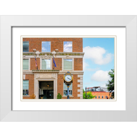 Liberty 1905 White Modern Wood Framed Art Print with Double Matting by Malone, Will