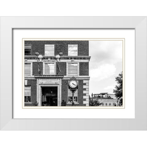 Liberty 1905 BW White Modern Wood Framed Art Print with Double Matting by Malone, Will