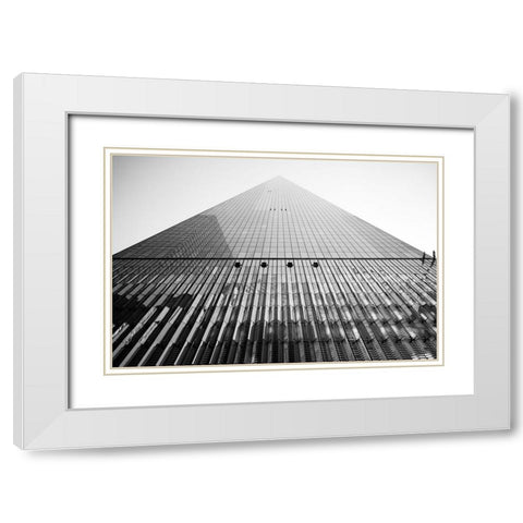 Just Look Up 2 White Modern Wood Framed Art Print with Double Matting by Malone, Will