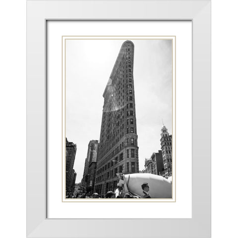 Just Look Up 9 White Modern Wood Framed Art Print with Double Matting by Malone, Will