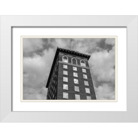 Sky Windows 2 BW White Modern Wood Framed Art Print with Double Matting by Malone, Will