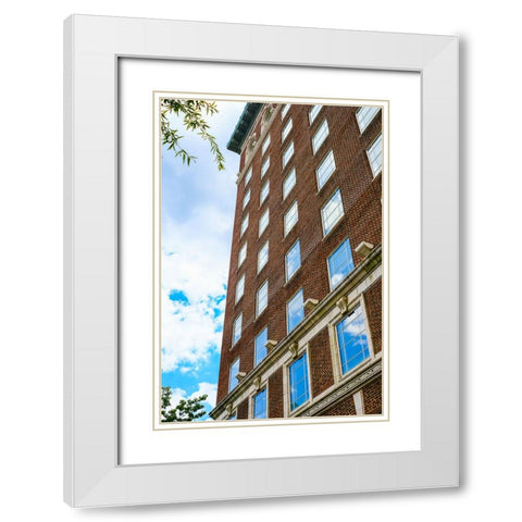 Sky Windows Vertical White Modern Wood Framed Art Print with Double Matting by Malone, Will