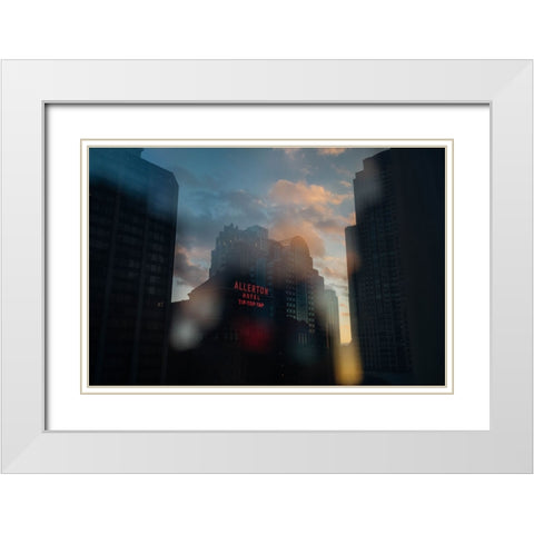 Tip Top Tap White Modern Wood Framed Art Print with Double Matting by Malone, Will