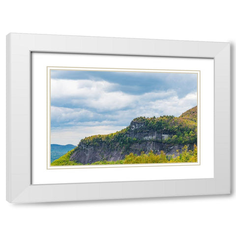 Ridge 2 White Modern Wood Framed Art Print with Double Matting by Malone, Will