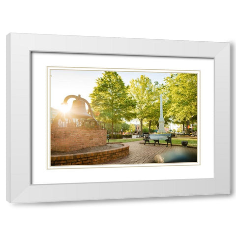 Abbeville Spring 2 White Modern Wood Framed Art Print with Double Matting by Malone, Will