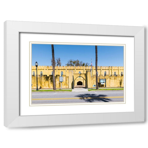 Arsenal 2 White Modern Wood Framed Art Print with Double Matting by Malone, Will