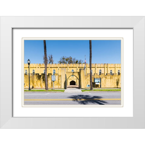 Arsenal 2 White Modern Wood Framed Art Print with Double Matting by Malone, Will