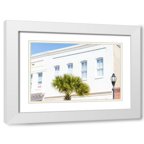 Downtown Beaufort 3 White Modern Wood Framed Art Print with Double Matting by Malone, Will