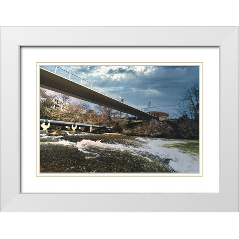 Cancer Survivor Park 3 White Modern Wood Framed Art Print with Double Matting by Malone, Will