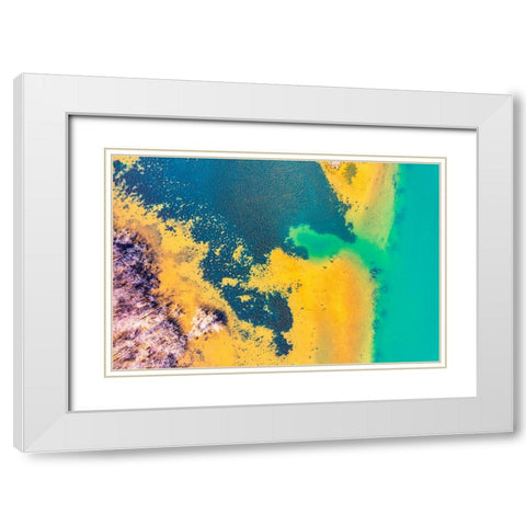 Savannah 2 White Modern Wood Framed Art Print with Double Matting by Malone, Will