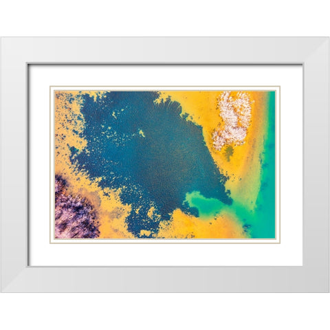 Savannah 3 White Modern Wood Framed Art Print with Double Matting by Malone, Will