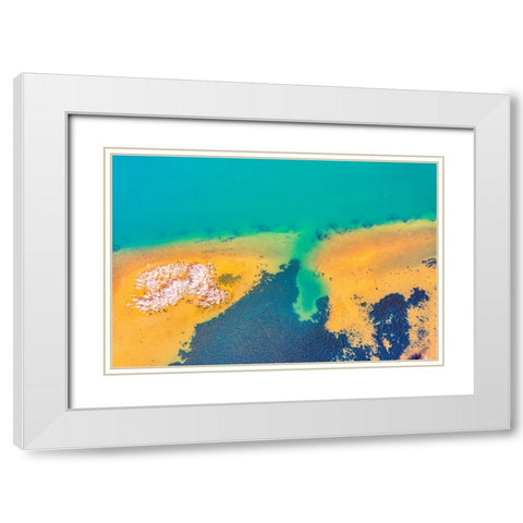 Savannah 4 White Modern Wood Framed Art Print with Double Matting by Malone, Will