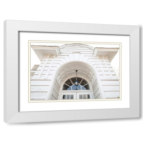 Pelzer Gym 5 White Modern Wood Framed Art Print with Double Matting by Malone, Will