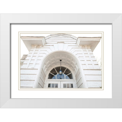 Pelzer Gym 5 White Modern Wood Framed Art Print with Double Matting by Malone, Will