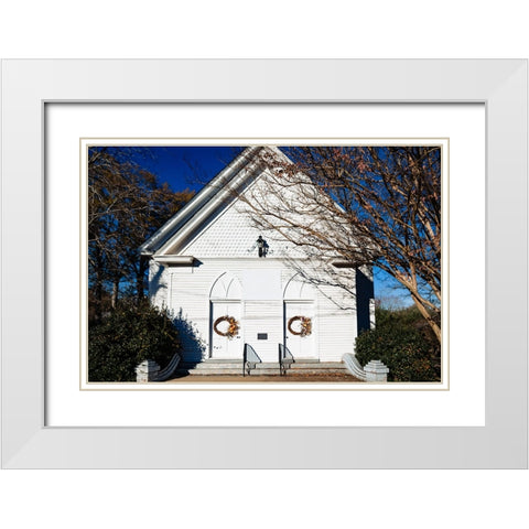 Pelzer Pres 2 White Modern Wood Framed Art Print with Double Matting by Malone, Will