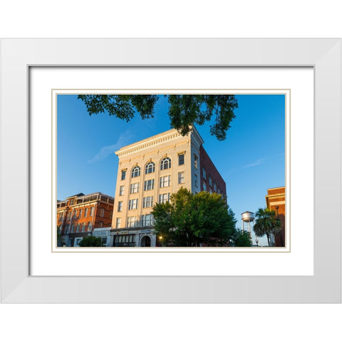Thomasville Morning White Modern Wood Framed Art Print with Double Matting by Malone, Will
