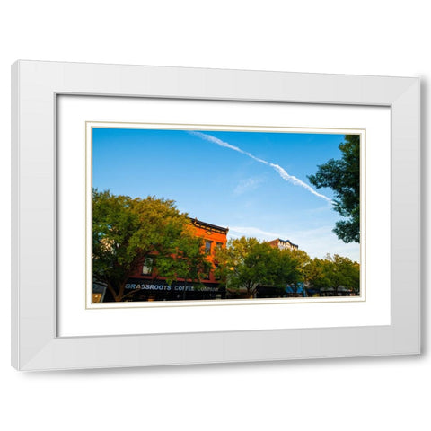 Thomasville Morning 2 White Modern Wood Framed Art Print with Double Matting by Malone, Will