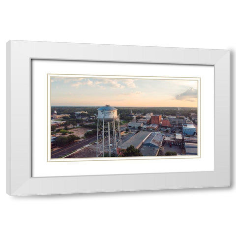 Thomasville Pano White Modern Wood Framed Art Print with Double Matting by Malone, Will