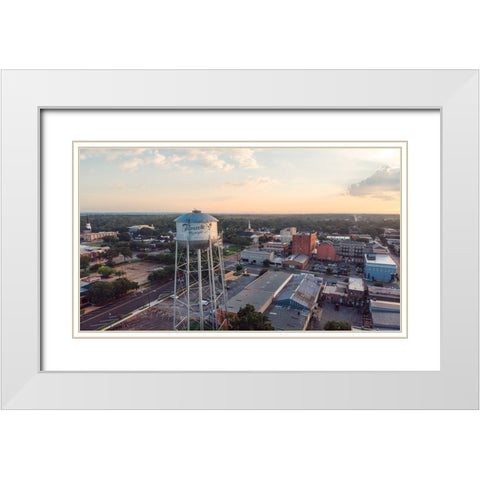 Thomasville Pano White Modern Wood Framed Art Print with Double Matting by Malone, Will