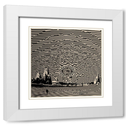 Laboratory White Modern Wood Framed Art Print with Double Matting by Wonder, Howie