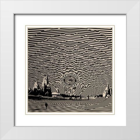 Laboratory White Modern Wood Framed Art Print with Double Matting by Wonder, Howie