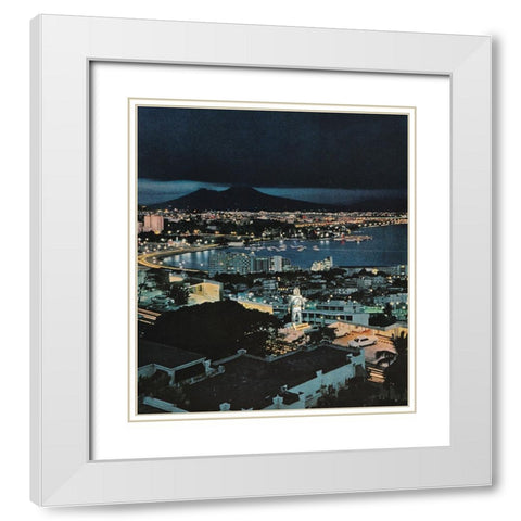 Prototype White Modern Wood Framed Art Print with Double Matting by Wonder, Howie