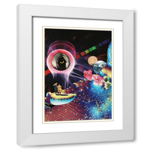 Visualize White Modern Wood Framed Art Print with Double Matting by Wonder, Howie