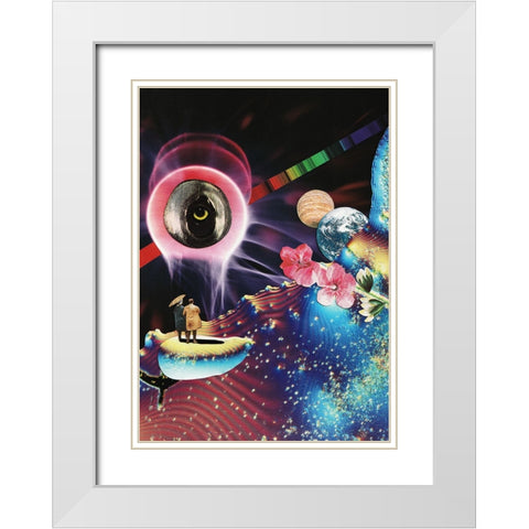 Visualize White Modern Wood Framed Art Print with Double Matting by Wonder, Howie