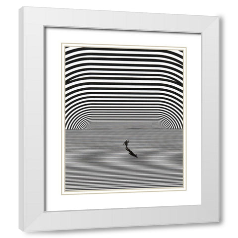Untitled - Parallel Realities White Modern Wood Framed Art Print with Double Matting by Wonder, Howie