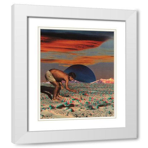 Untitled - Giant White Modern Wood Framed Art Print with Double Matting by Wonder, Howie