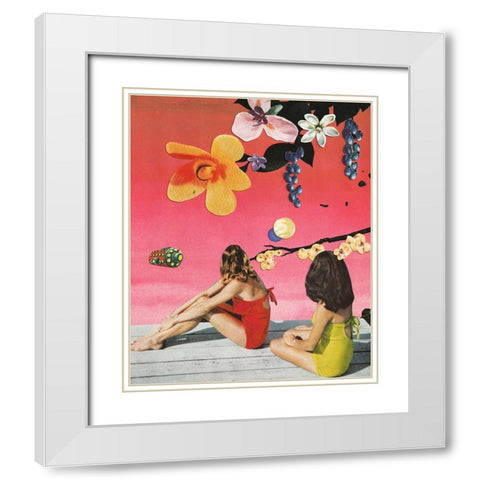 Untitled - Fantasy White Modern Wood Framed Art Print with Double Matting by Wonder, Howie