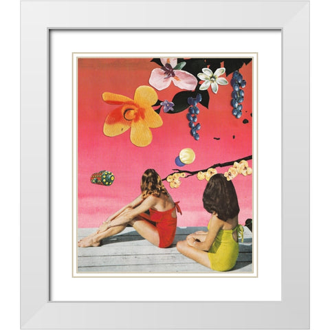 Untitled - Fantasy White Modern Wood Framed Art Print with Double Matting by Wonder, Howie