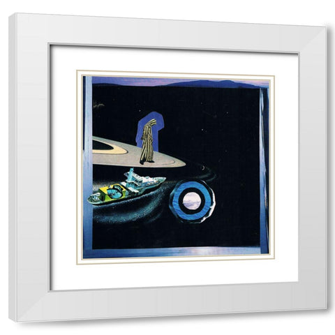 Still White Modern Wood Framed Art Print with Double Matting by Wonder, Howie